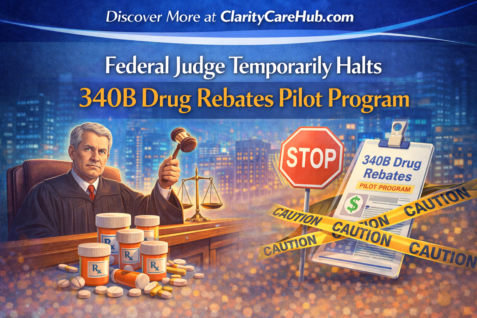Federal Judge Temporarily Halts 340B Drug Rebates Pilot Program